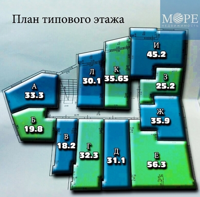 Продам однокомнатную (1-комн.) квартиру, Тепличная ул, 38, Раздольное с