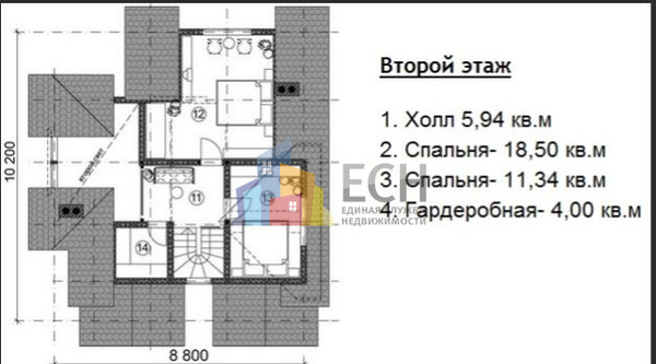 Продам коттедж, Бобровый остров тер. СНТ, д.59, Азаровка д, 70 км от города