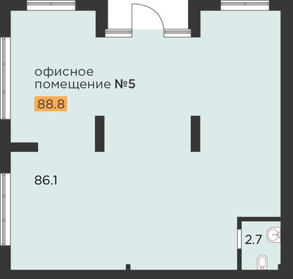 Сдам коммерческое помещение 88,8 м2, Советский пр-кт, 132, Калининград г