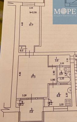 Продам двухкомнатную (2-комн.) квартиру, Цветной бульвар (Центральный р-н) ул, 31, Сочи г