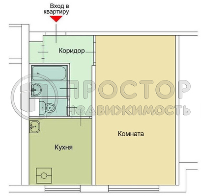 Продам однокомнатную (1-комн.) квартиру, Ореховый б-р, 39к1, Москва г