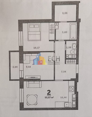 Продам трехкомнатную (3-комн.) квартиру, Петровская ул, д.1, Петровский п