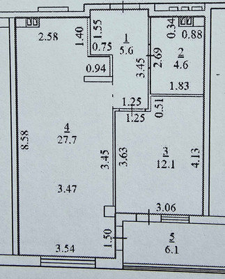 Продам двухкомнатную (2-комн.) квартиру, Береговая ул, 61/1б, Ростов-на-Дону г