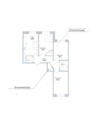 Продам трехкомнатную (3-комн.) квартиру, Воронцовский б-р, 5к2, Бугры п