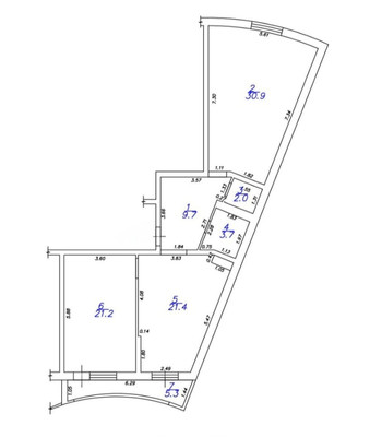 Продам трехкомнатную (3-комн.) квартиру, им. Вишняковой ул, 1/23к2, Краснодар г