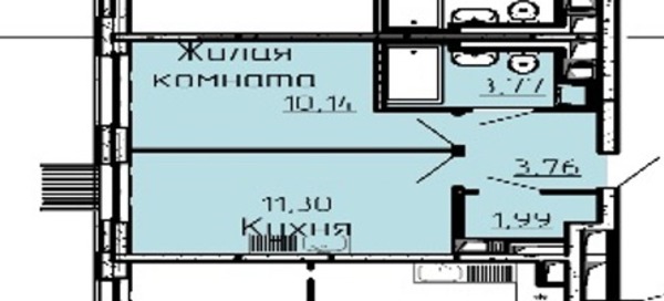 Продам однокомнатную (1-комн.) квартиру, 1-й Стрелковый пер, 3, Мытищи г