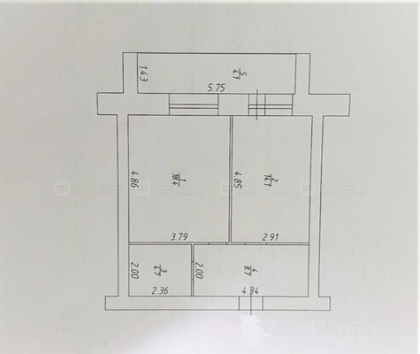 Продам однокомнатную (1-комн.) квартиру, Академика Завойского ул, 21, Казань г