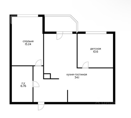 Продам трехкомнатную (3-комн.) квартиру, Кубанская ул, 47к2, Краснодар г