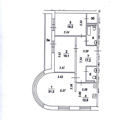 Продам трехкомнатную (3-комн.) квартиру, Ленинский пр-кт, 131, Москва г