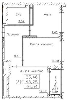 Продам двухкомнатную (2-комн.) квартиру (долевое), Металлистов ул, 18, Пермь г
