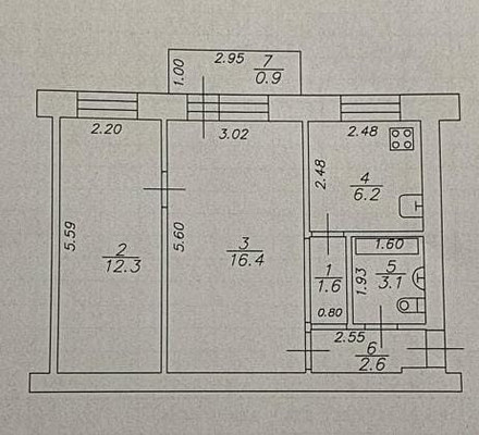 Продам двухкомнатную (2-комн.) квартиру, Сибирский Тракт ул, 17, Казань г