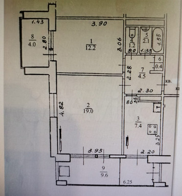 Продам трехкомнатную (3-комн.) квартиру, Чехова (Центральный р-н) ул, 2, Сочи г