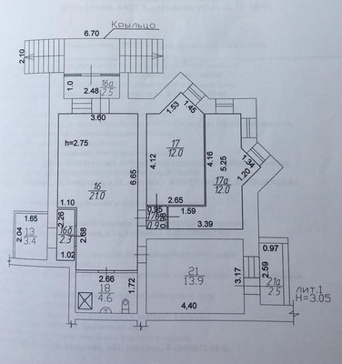 Продам гостиницу 75,5 м2, Право-Булачная ул, 7, Казань г