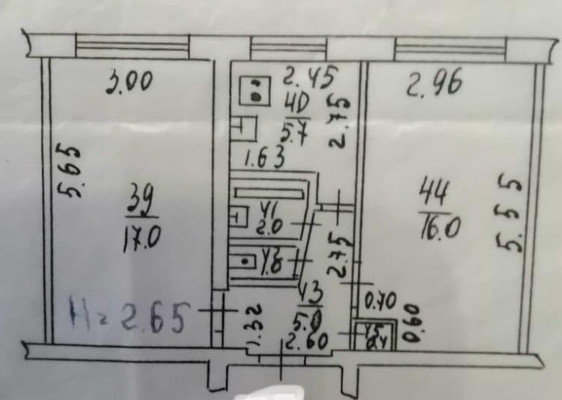 Продам двухкомнатную (2-комн.) квартиру, Андрея Сладкова ул, 85, Ростов-на-Дону г