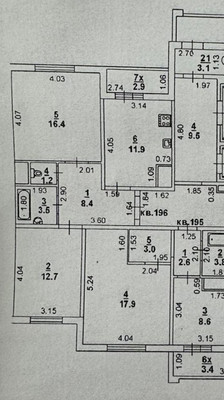 Продам двухкомнатную (2-комн.) квартиру, Маршала Жукова пр-кт, 30/95, Ростов-на-Дону г