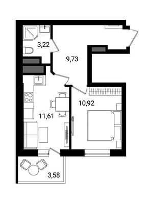 Продам однокомнатную (1-комн.) квартиру, Кировский пр-кт, 89, Ростов-на-Дону г