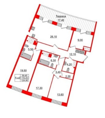 Продам многокомнатную квартиру, Петровский пр-кт, 28к1, Санкт-Петербург г