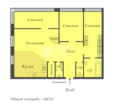 Продам многокомнатную квартиру, Ленинский пр-кт, 111к1, Москва г