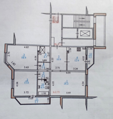 Продам трехкомнатную (3-комн.) квартиру, Лейтенанта Шмидта ул, 39, Новороссийск г