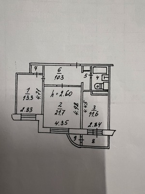 Продам двухкомнатную (2-комн.) квартиру, Октябрьский пр-кт, 18к1, Люберцы г