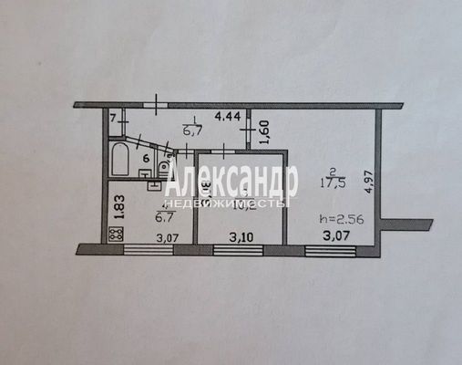 Продам двухкомнатную (2-комн.) квартиру, Большая Каменная ул, 3, Выборг г