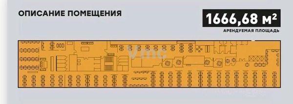 Сдам офисное помещение 1 667 м2, Варшавское ш, 9 28, Москва г