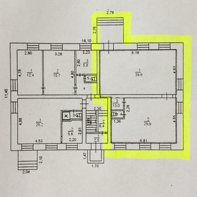 Продам коммерческое помещение 72,2 м2, Октябрьской Революции ул, 19А, Асбест г