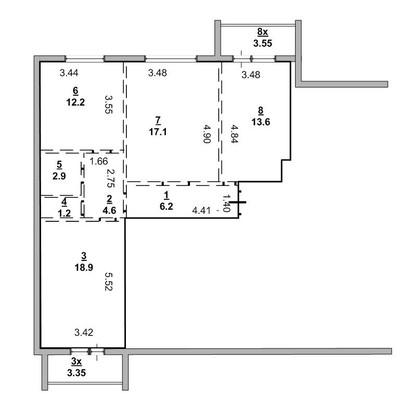 Продам трехкомнатную (3-комн.) квартиру, Зорге ул, 56к1, Ростов-на-Дону г