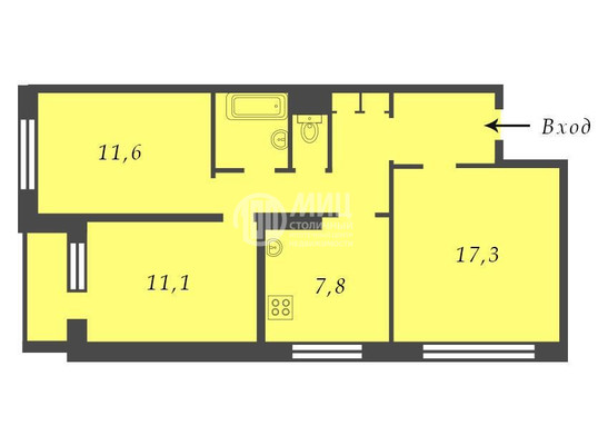 Продам трехкомнатную (3-комн.) квартиру, Алтуфьевское ш, 85ка, Москва г