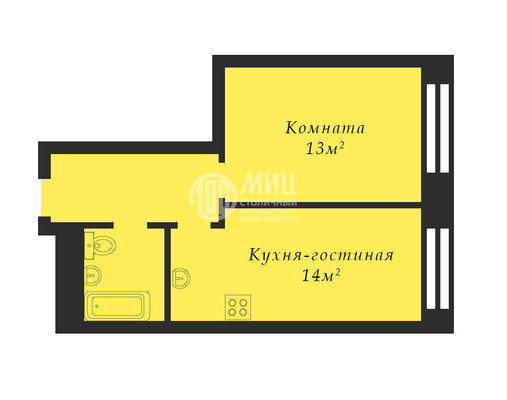 Продам однокомнатную (1-комн.) квартиру, Донецкая ул, 30к1, Москва г