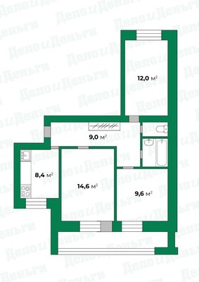 Продам трехкомнатную (3-комн.) квартиру, Профсоюзная ул, 4, Киров г