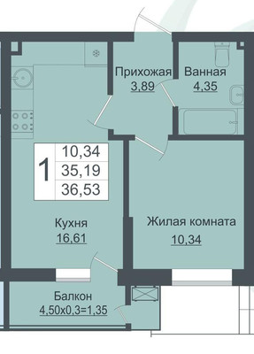 Продам однокомнатную (1-комн.) квартиру, Западный Обход ул, 39/1к2, Краснодар г