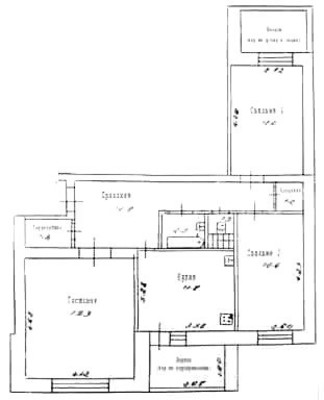 Продам трехкомнатную (3-комн.) квартиру, Спортивная наб, 13, Воронеж г