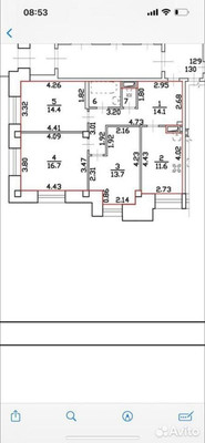 Продам трехкомнатную (3-комн.) квартиру, Киевская ул, 3А, Санкт-Петербург г