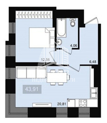 Продам двухкомнатную (2-комн.) , Александра Матросова ул, 30а, Красноярск г