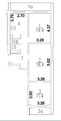 Продам трехкомнатную (3-комн.) квартиру, Касимовская ул, 5, Москва г