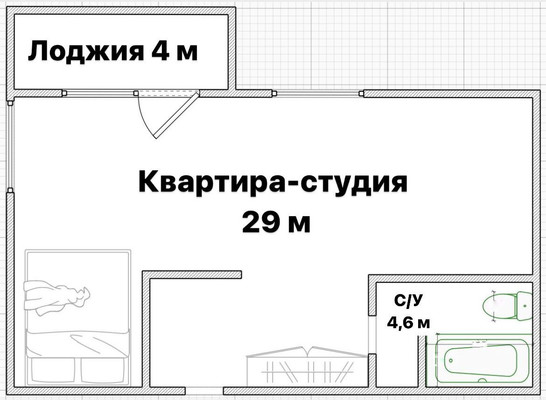 Продам однокомнатную (1-комн.) квартиру, Парковый проезд, 5, Сертолово г