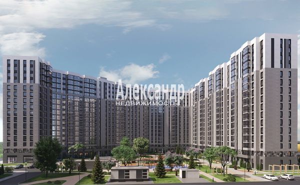 Продам двухкомнатную (2-комн.) , Авиаторов Балтики пр-кт, 23к3, Мурино п