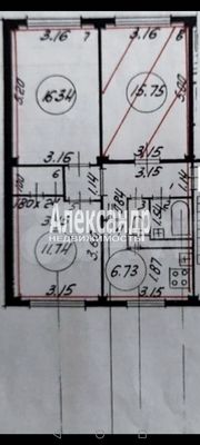 Продам трехкомнатную (3-комн.) квартиру, 2-й Рабфаковский пер, 15к2, Санкт-Петербург г