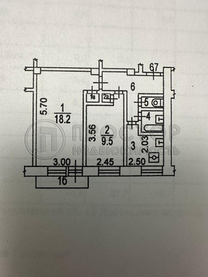 Продам двухкомнатную (2-комн.) квартиру, Врачебный проезд, 10к2, Москва г