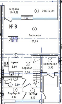 Продам таунхаус, Сосновка п, 2 км от города