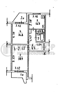 Продам двухкомнатную (2-комн.) квартиру, Шипиловская ул, 6к1, Москва г