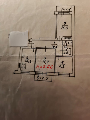 Продам трехкомнатную (3-комн.) квартиру, Малиновского ул, 36, Ростов-на-Дону г