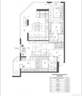 Продам трехкомнатную (3-комн.) квартиру, им. Каляева ул, 2642к4, Краснодар г