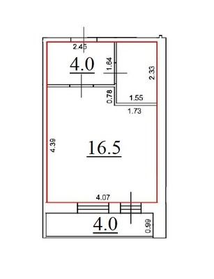 Продам однокомнатную (1-комн.) квартиру, Охтинская аллея, 16, Мурино п