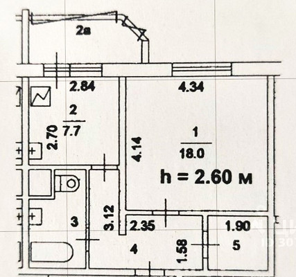 Продам однокомнатную (1-комн.) квартиру, Харьковский проезд, 9к2, Москва г