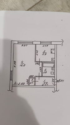 Продам однокомнатную (1-комн.) квартиру, Северный мкр, 8, Чита г