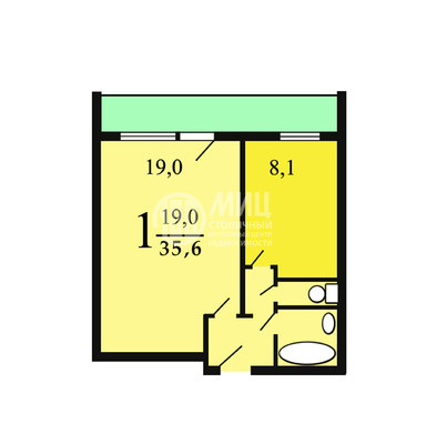 Продам однокомнатную (1-комн.) квартиру, Коптевский б-р, 11кА, Москва г