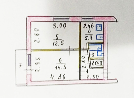 Продам двухкомнатную (2-комн.) квартиру, Крымских Партизан ул, 21, Симферополь г