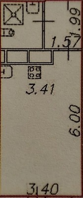 Продам однокомнатную (1-комн.) квартиру, Воронцовский б-р, 2, Мурино п